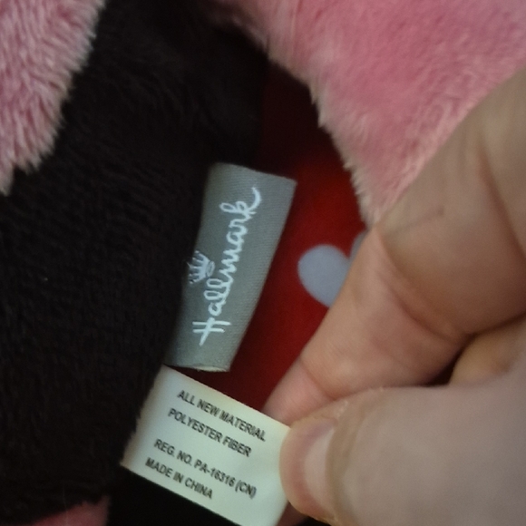 Hallmark Pink and Black Lovebug Plush with Book - Picture 8 of 13